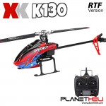 XK K130 2.4G 6CH Brushless 3D 6G System Flybarless RC Helicopter RTF Compatible For FUTABA S-FHSS
